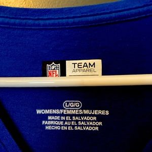 NFL Team Apparel Buffalo Bills Ladies Tee L